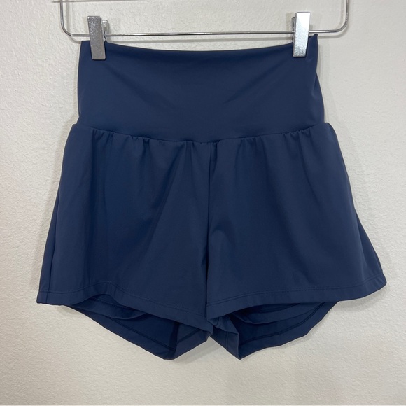 HALARA Pants - Halara NWT Navy Blue High Waisted Athletic Skort Shorts Built In Liner S
